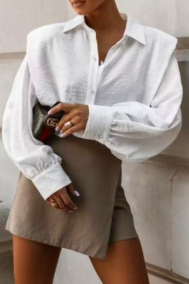 γυναικείο πουκάμισο NOVELZA WHITE