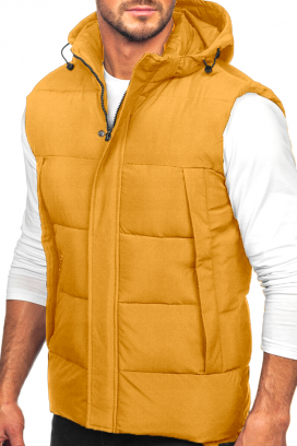 ανδρικό γιλέκο KONEKTO YELLOW