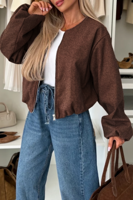 μπουφάν MERFIOLJA BROWN