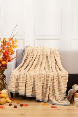 κουβέρτα JERLONDA BEIGE 200x220 cm