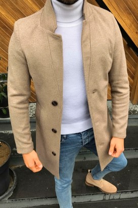 ανδρικό παλτό MONENZO BEIGE