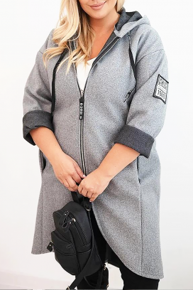 φούτερ MAKREZA GREY