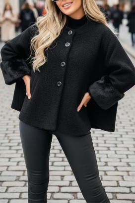 παλτό KRENINA BLACK