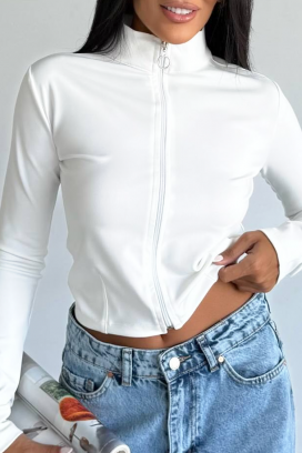 φούτερ FIOHENA WHITE