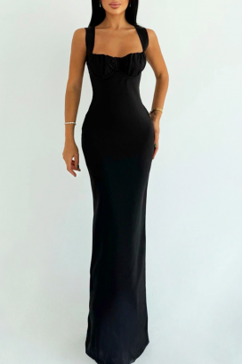 φόρεμα LOLINTA BLACK