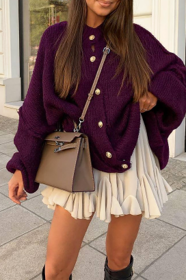 ζακέτα NIVELZA PURPLE