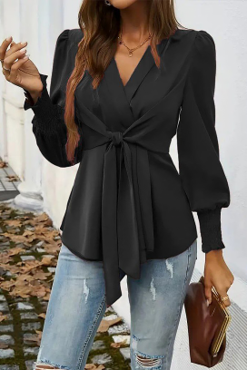 γυναικεία μπλούζα GIRFOLZA BLACK