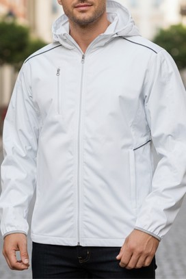 ανδρικό μπουφάν KETOLDO WHITE