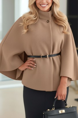 πόντσο KOLZERNA BEIGE