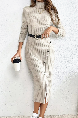 φόρεμα BRISOLZA GREY