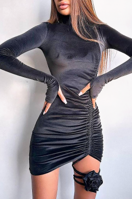 φόρεμα GROMERFA BLACK