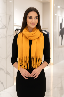 κασκόλ VLOEDINA YELLOW