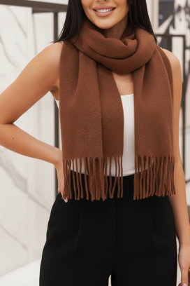 κασκόλ YORLINZA BROWN