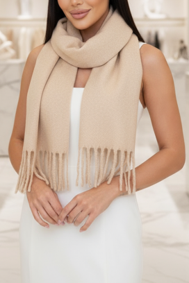 κασκόλ YORLINZA BEIGE