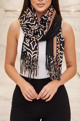 κασκόλ LORBELZA BLACK