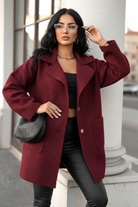 παλτό SORDIYA BORDO