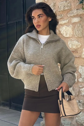 ζακέτα NELVIRA GREY
