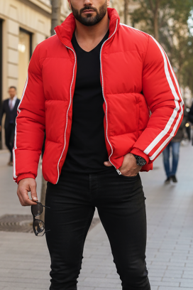 ανδρικό μπουφάν OLFONSO RED