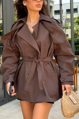 καμπαρντίνα MADLENA BROWN