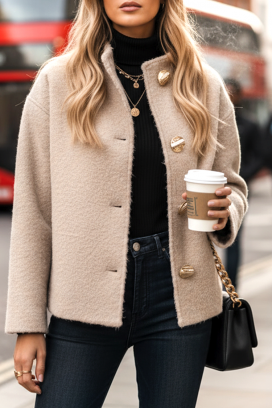 παλτό LORDANA BEIGE