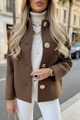 παλτό LORDANA BROWN