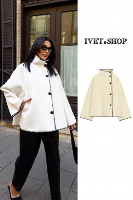 παλτό TRENZORA WHITE
