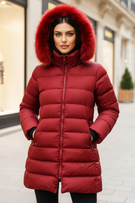 μπουφάν BESERINA RED