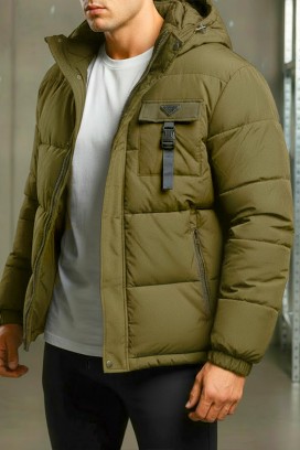 ανδρικό μπουφάν JERENTO KHAKI