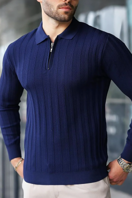 ανδρικό πουλόβερ MATELDO NAVY