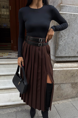 φούστα SENSIVA BROWN