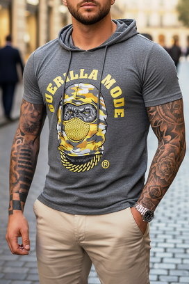 ανδρική μπλούζα BRELON GREY