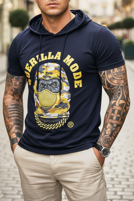 ανδρική μπλούζα BRELON NAVY