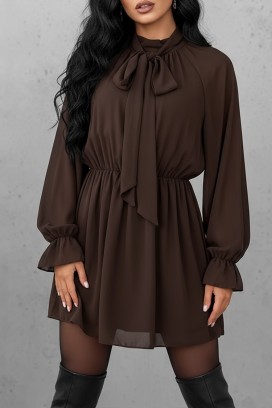 φόρεμα BONSIANA BROWN