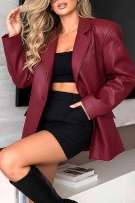 σακάκι CHENGELZA BORDO