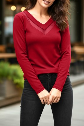 γυναικεία μπλούζα RIONELDA RED