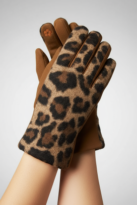 γυναικείες γάντια GLOLERZA BROWN