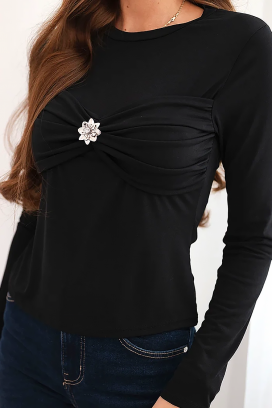 γυναικεία μπλούζα TALVIRZA BLACK