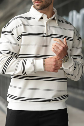 ανδρική μπλούζα RELOFO WHITE