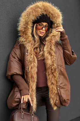 μπουφάν LAVRONZA CAMEL