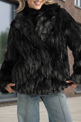 παλτό DORONTENZA BLACK