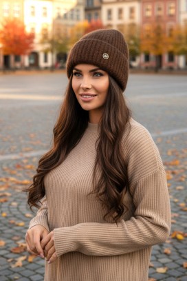 σκουφάκι HELDRINZA BROWN