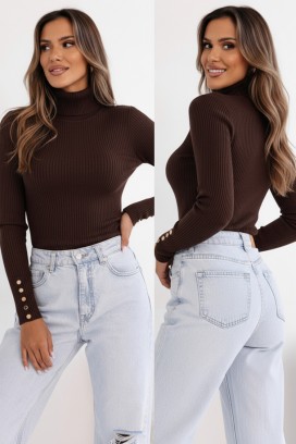 γυναικεία μπλούζα PEROLTA BROWN