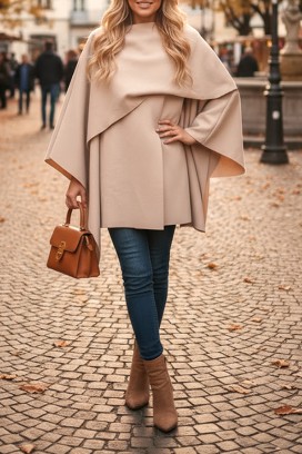 παλτό POKRINZA ECRU