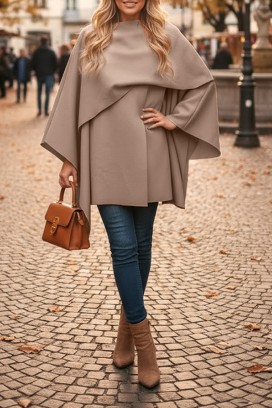 παλτό POKRINZA MOCHA