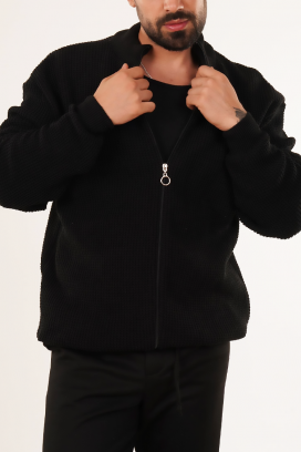 Ανδρική ζακέτα PARELMO BLACK