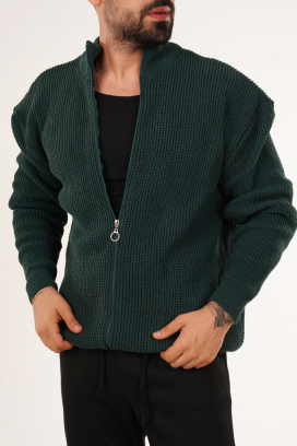 Ανδρική ζακέτα PARELMO PETROL