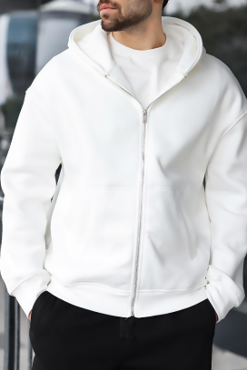 ανδρικό φούτερ VERGERO WHITE