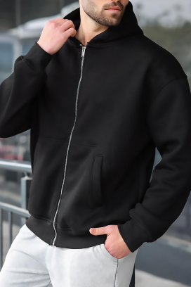 ανδρικό φούτερ VERGERO BLACK