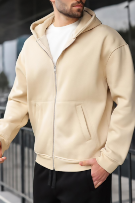 ανδρικό φούτερ VERGERO BEIGE