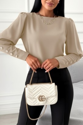 дамска блуза MARIOVA BEIGE